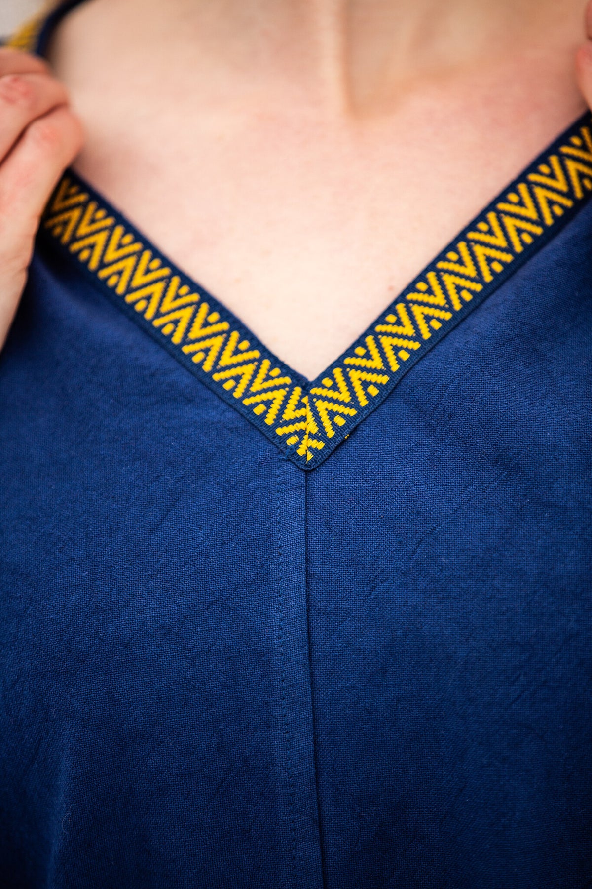 Valkyrie tunic Brynhild, blue