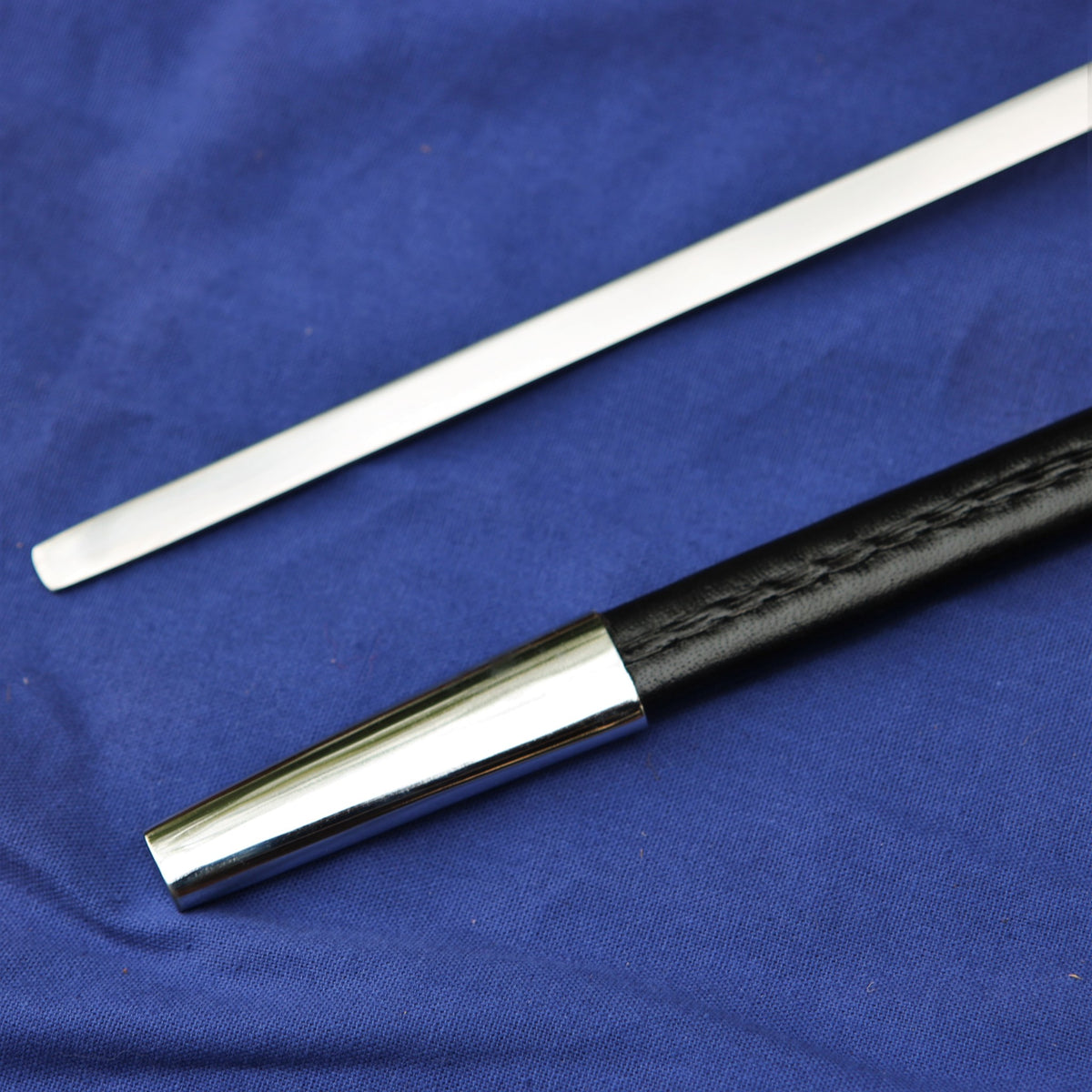 Rapier battle-ready with leather scabbard (blunt 3 mm)