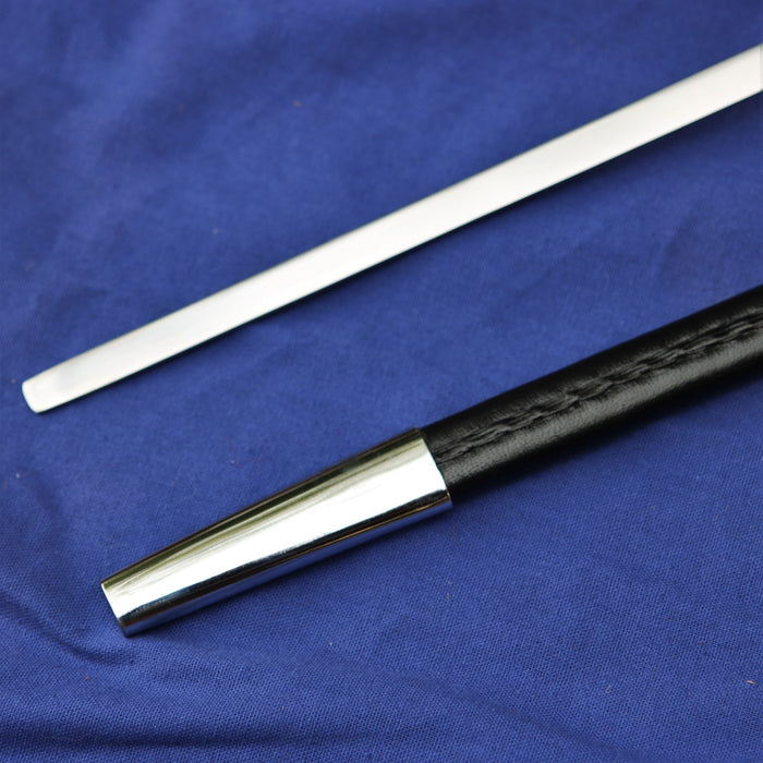 Rapier battle-ready with leather scabbard (blunt 3 mm)