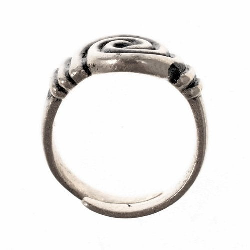 Anglo-Saxon ring 7th-8th century, silvered bronze