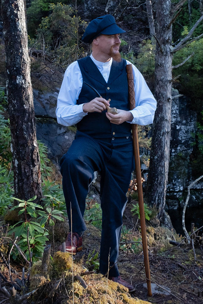 1920 vest Harold, blue