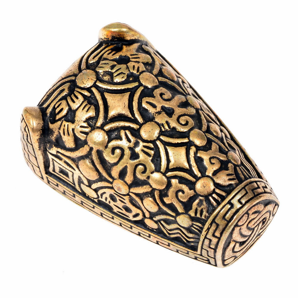 Animal head tortoise brooch Gotland, bronze, price per piece