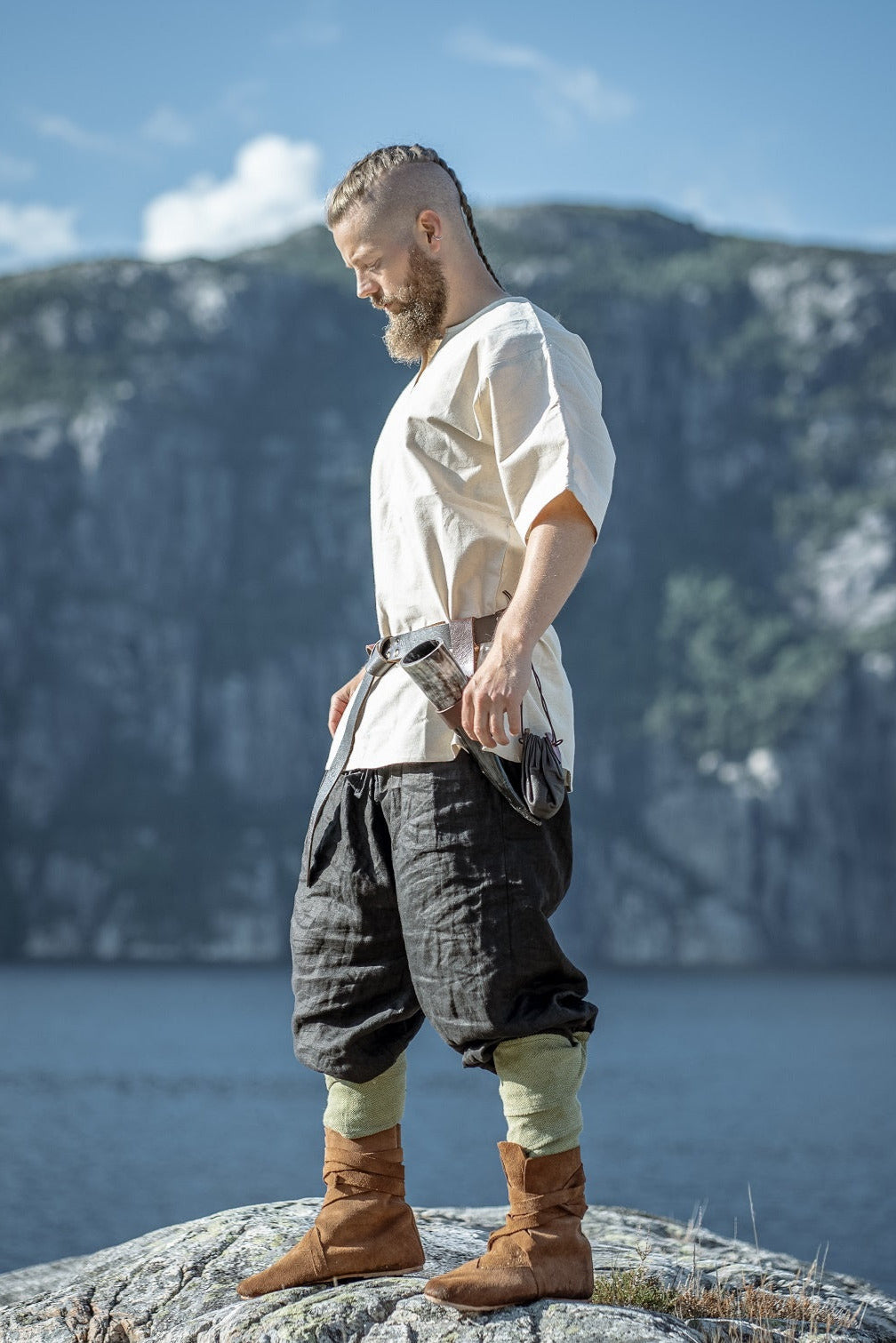 Viking tunic Uhtred, cream