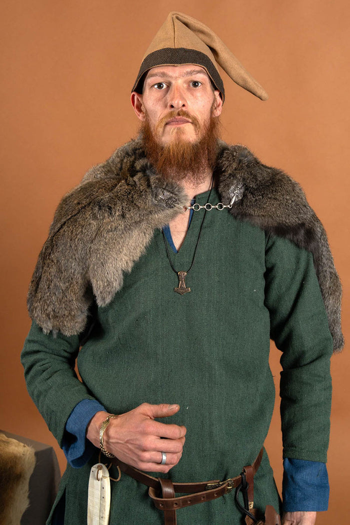 Viking tunic Tronde, green