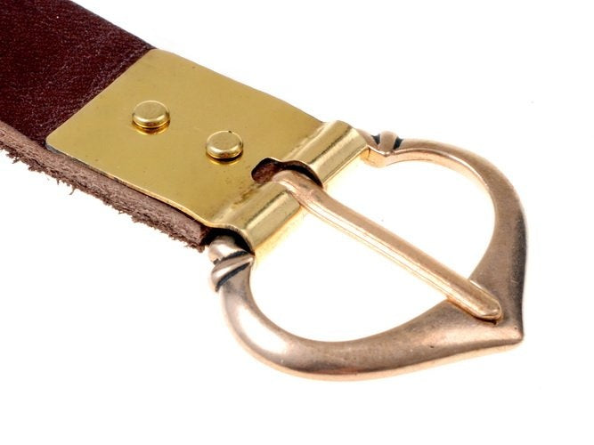 Belt plate 2 cm, bronze