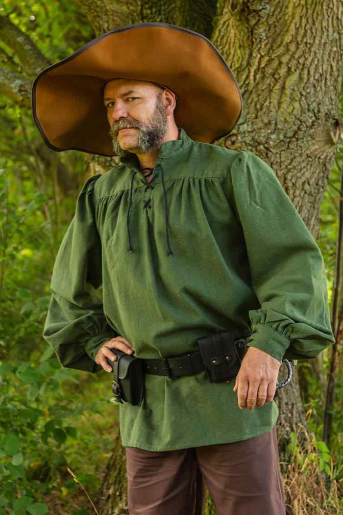 Medieval shirt Ansgar, green