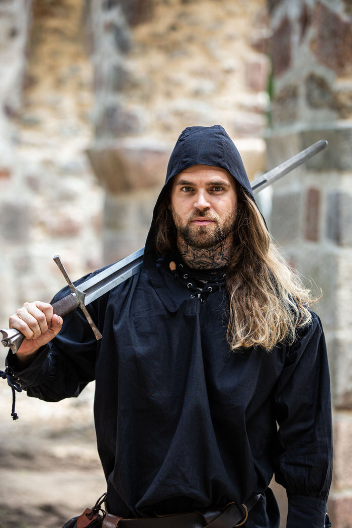 Medieval cap, black