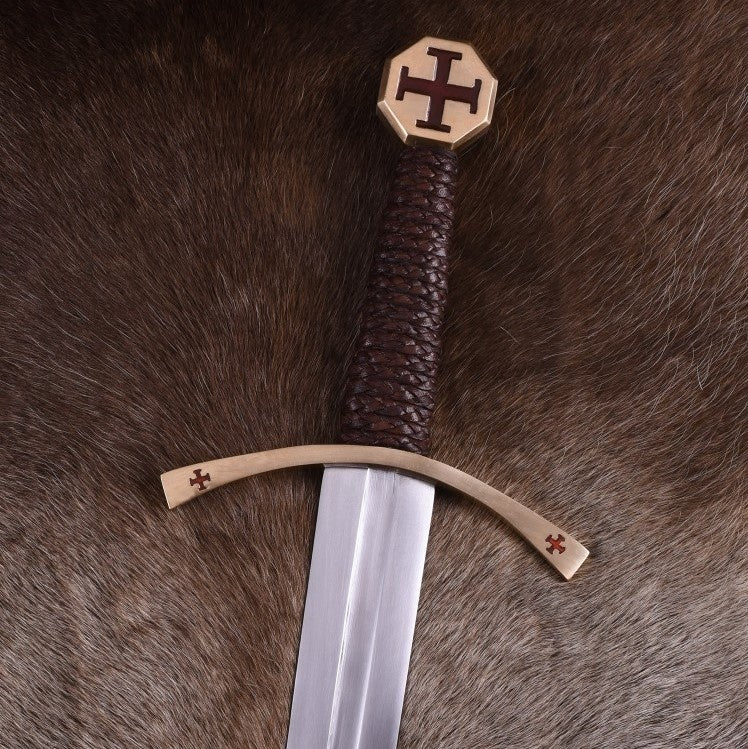 Templar sword Godfrey de Saint-Omer, semi-sharp