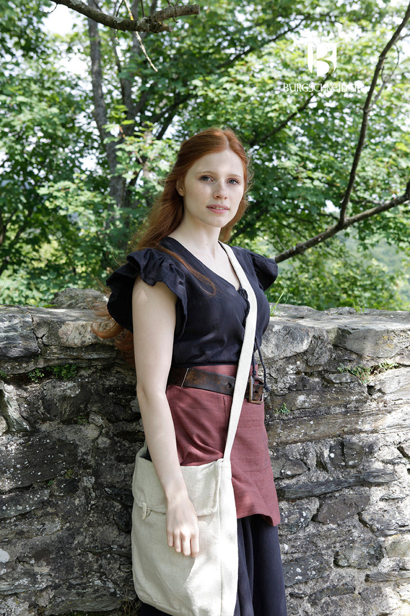 Bolsa medieval Ehwaz, color natural