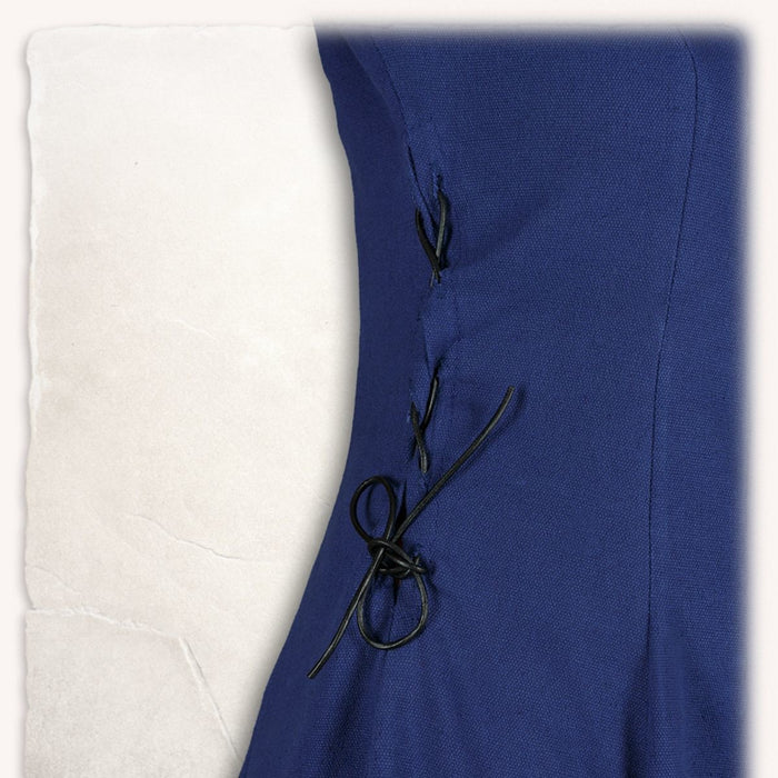 Medieval dress Lenora, blue