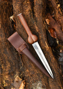 Bollock dagger, semi-sharp