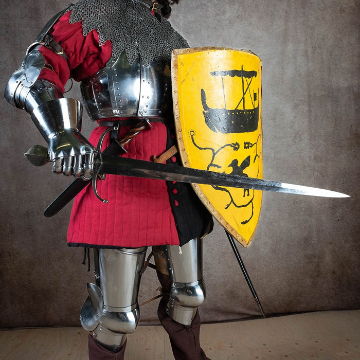 Medieval knight shield, unpainted
