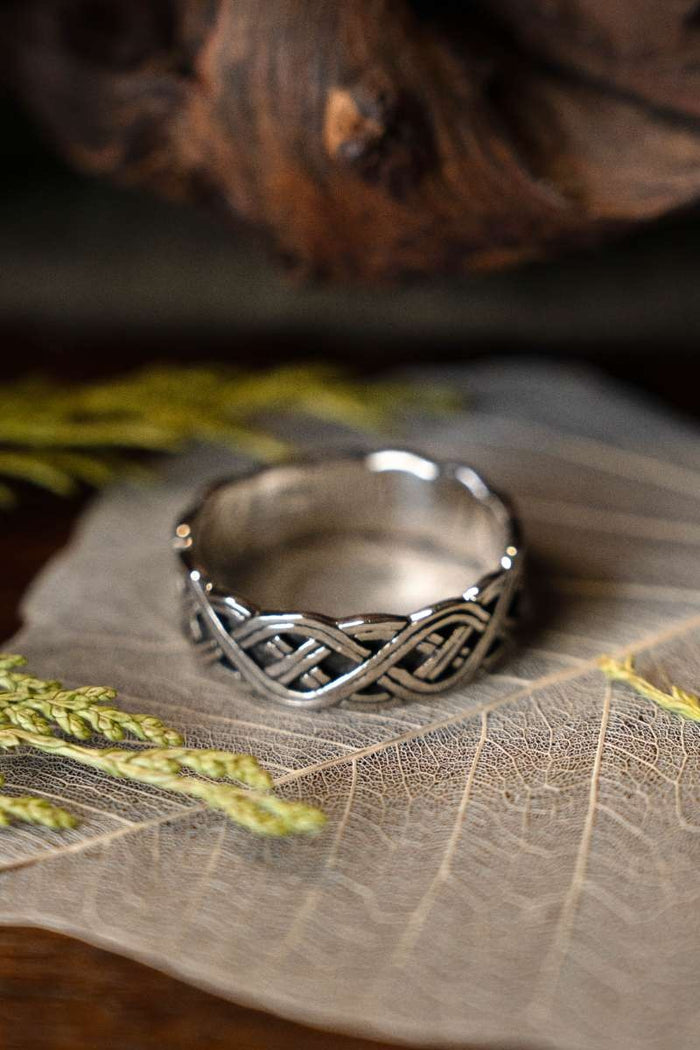 Norman ring, sterling silver