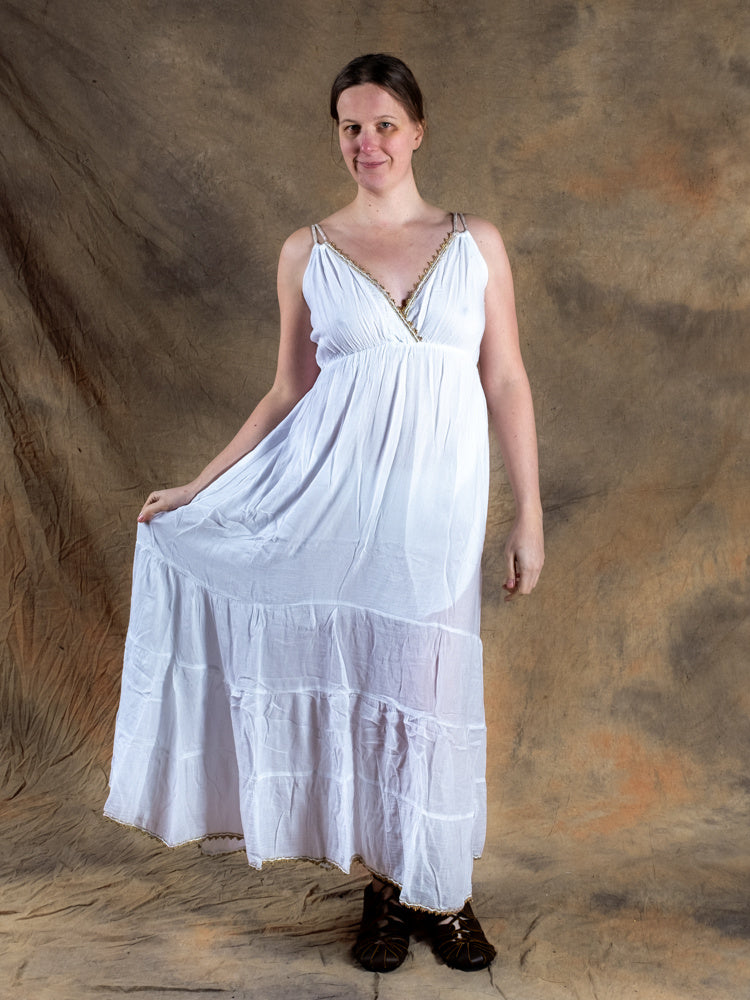 Goddess Dress Athena, white