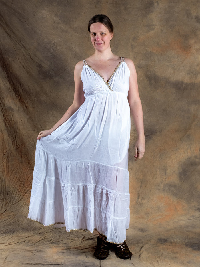 Goddess Dress Athena, white
