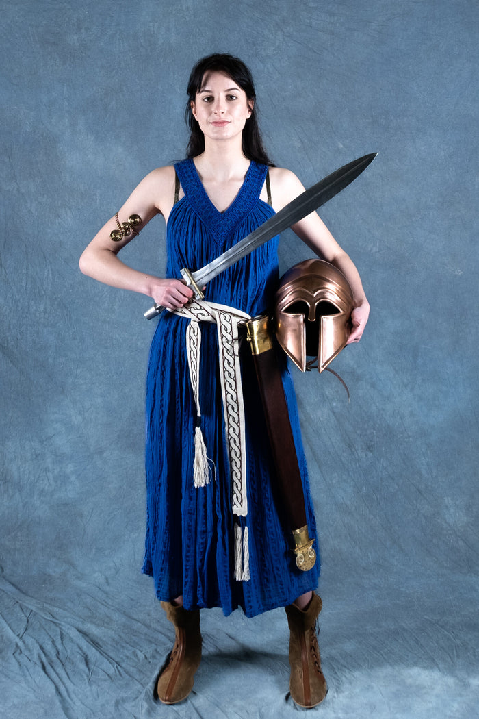 Goddess dress Hera, blue