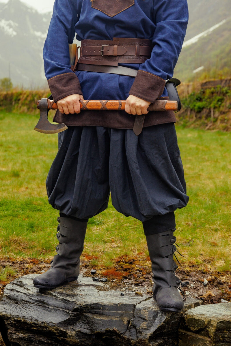 Pantaloni vichinghi Rusvik, neri