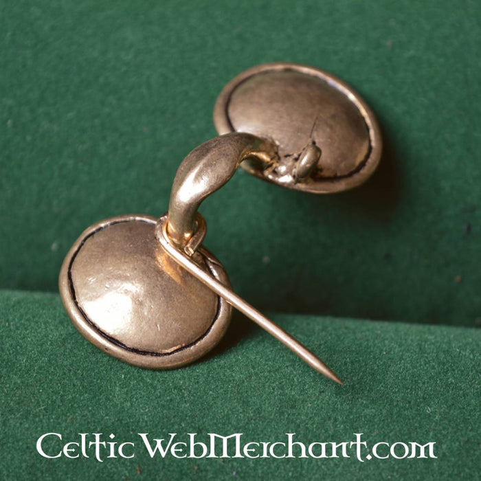 Bronze age spectacle fibula, bronze