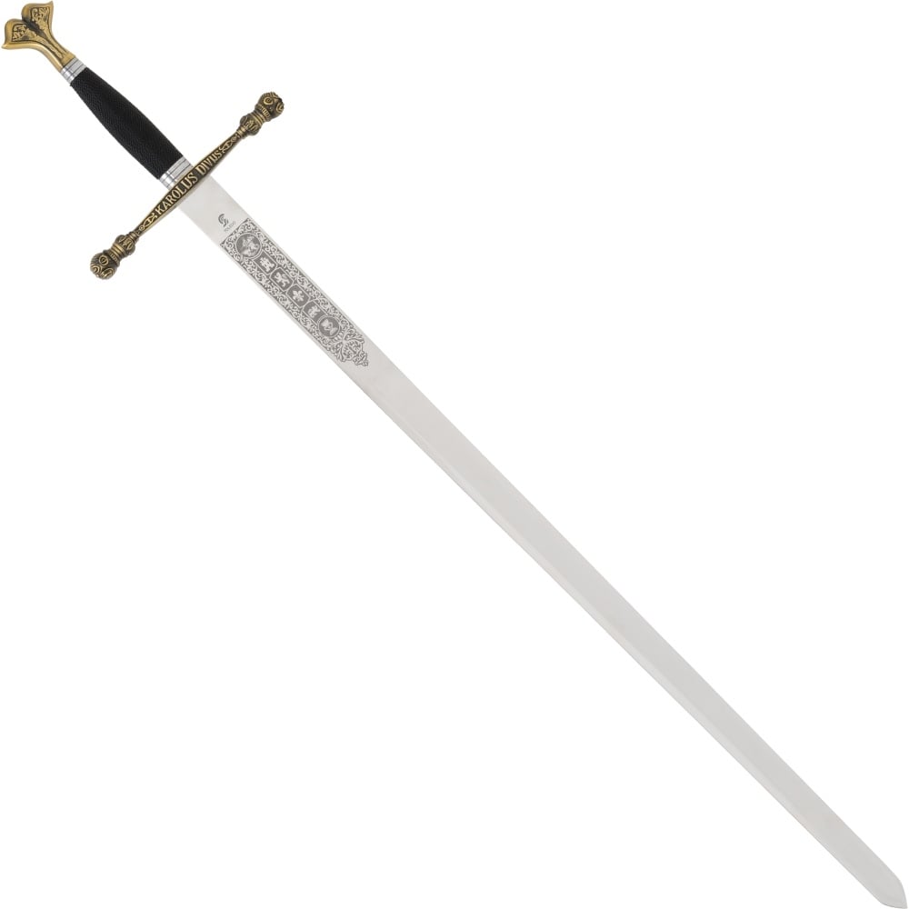 Charles V sword with scabbard, semi-sharp