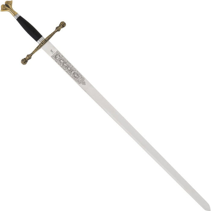 Charles V sword with scabbard, semi-sharp