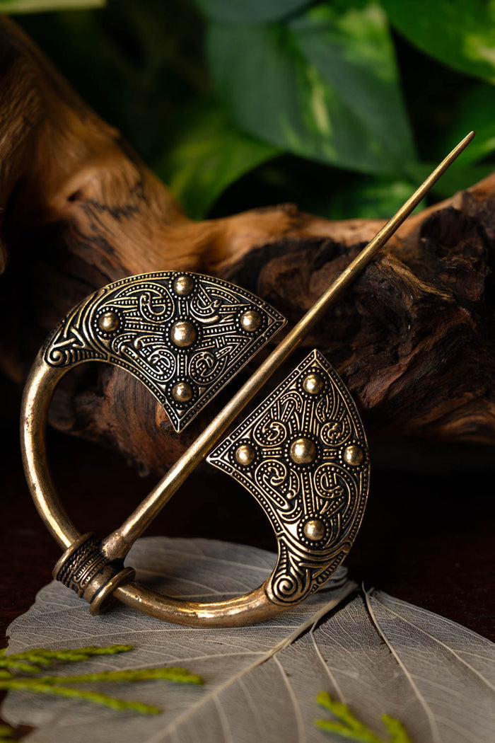 Gaelic brooch Ballyspellan, bronze