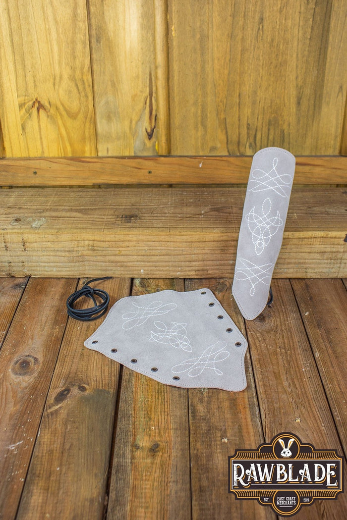Vryla premium bracers, forearm guards, grey