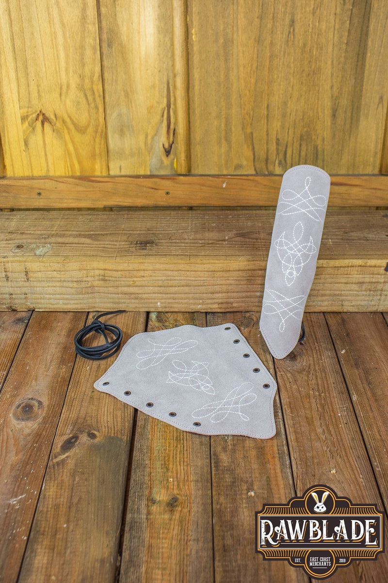 Vryla premium bracers, forearm guards, grey