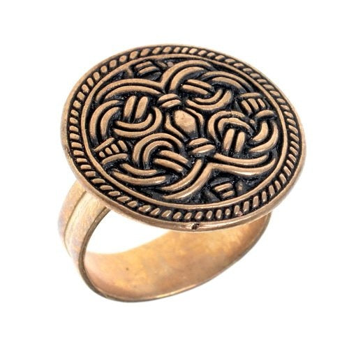Birka Viking ring Borre style, bronze