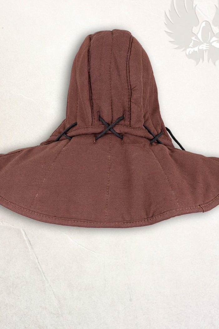 Gambeson hood and collar Aulber brown