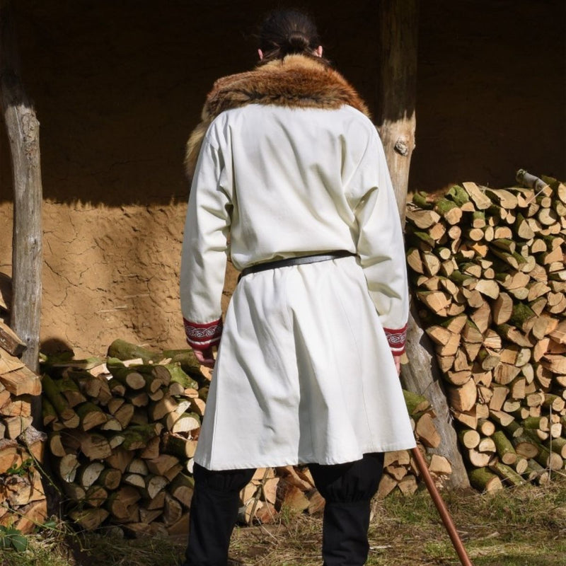 Vikingetunika Viborg, natur-rød