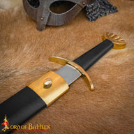 Viking sword Ubbe with scabbard, semi-sharp