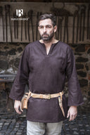 Tunic Lodin, brown, wool mix