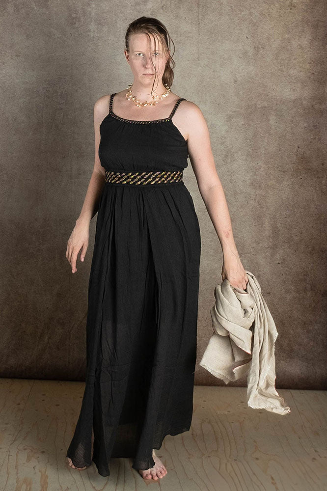 Goddess dress Thetis, black
