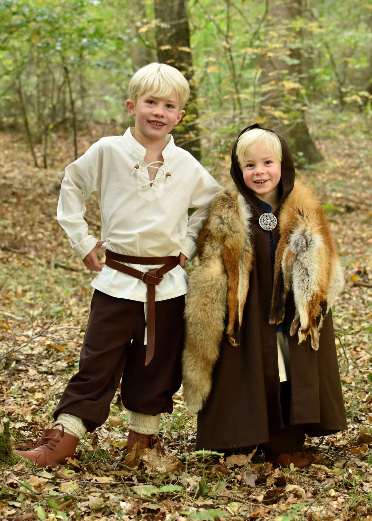 Kids cloak Arthur, brown