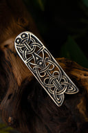 Jorvik belt end, silver color