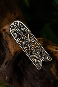 Jorvik belt end, silver colour