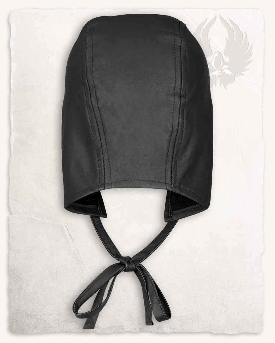 Medieval Coif Martinus, black