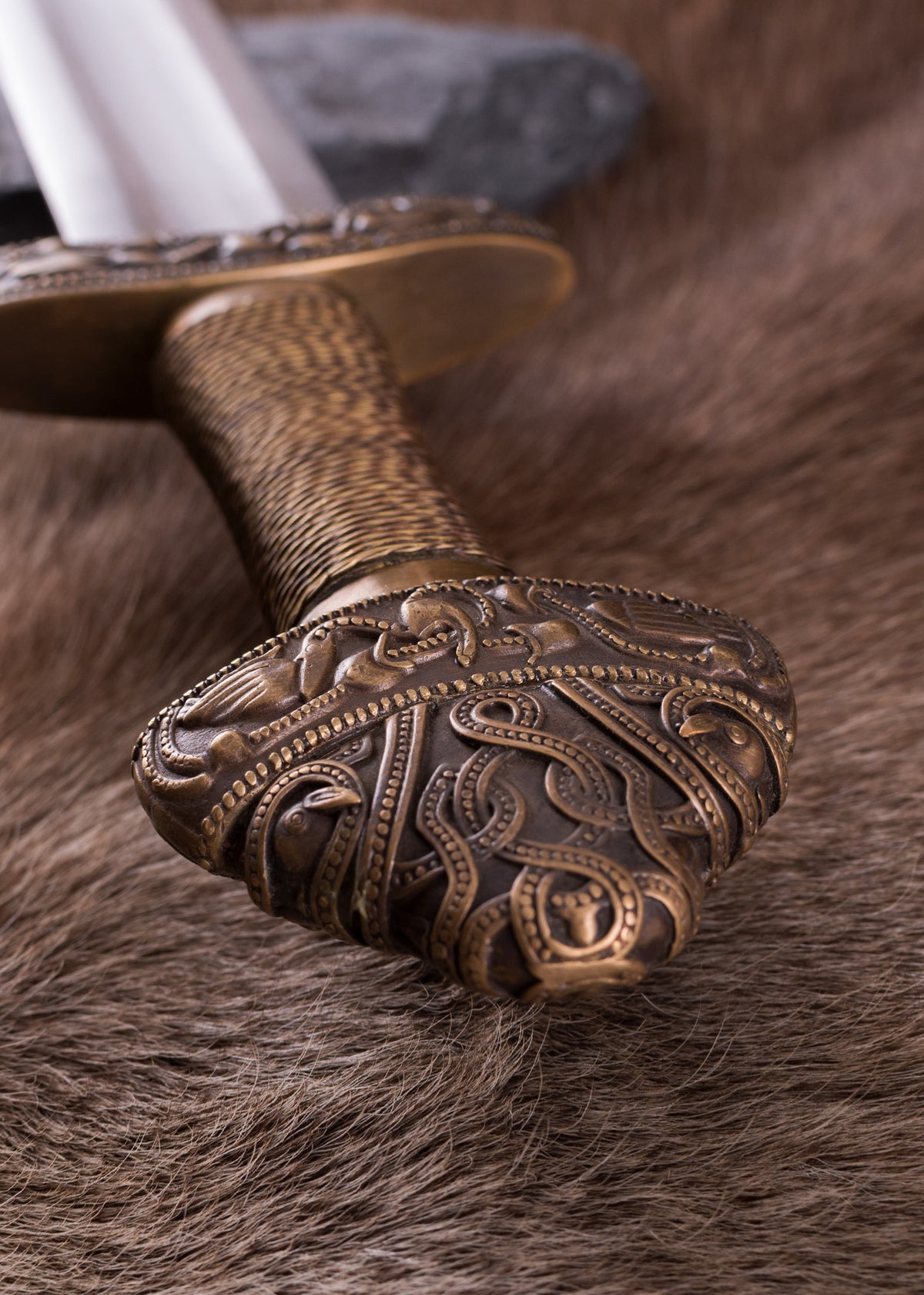 Viking sword Dybek, semi-sharp