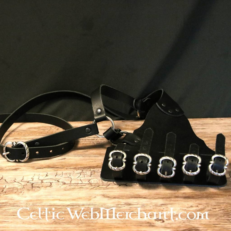 Rapier baldric, 16th-17th century, black