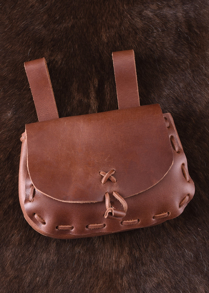 Brown bag, 18 x 14 x 6 cm