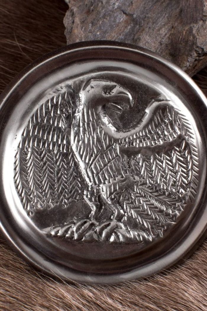 Roman phalera eagle silver colour