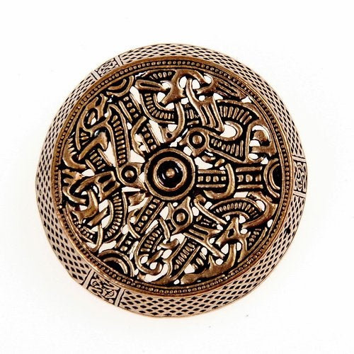 Vendel box brooch Salmunds, bronze
