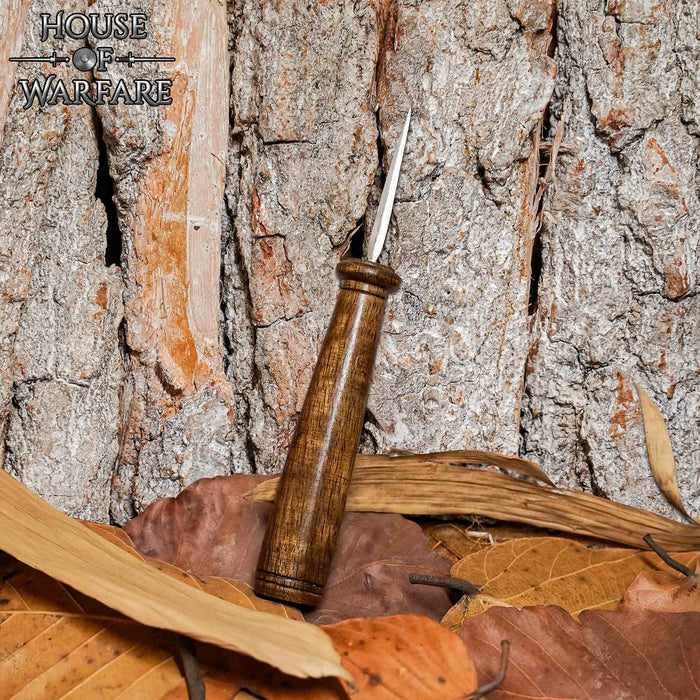 Early medieval leather awl Birka