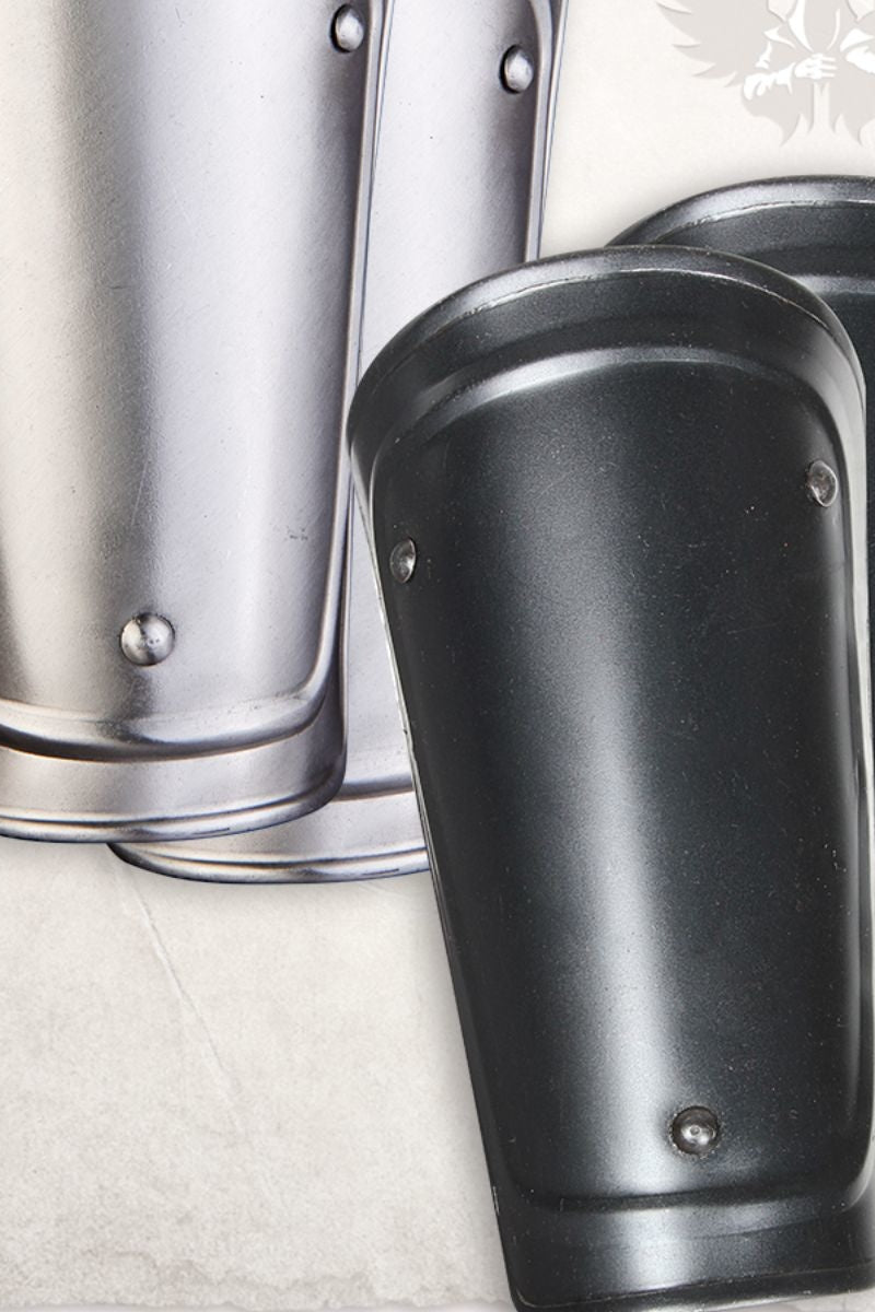 Adam bracers, forearm guards, bronzed, 1.2 mm