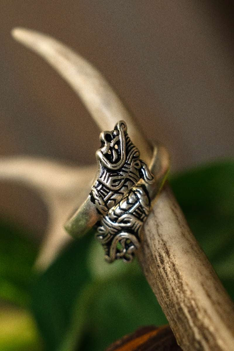 Wikiński pierścień Haithabu, posrebrzany brąz