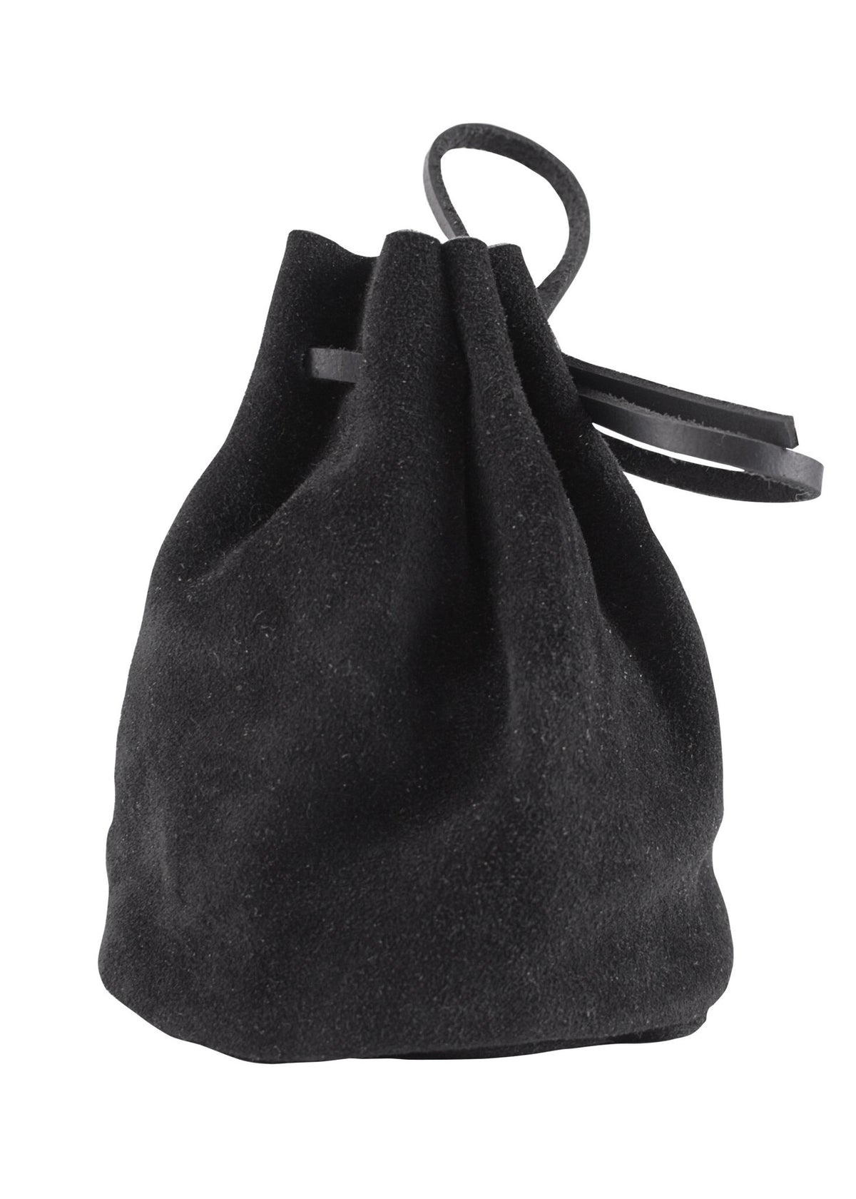 Leather pouch, black