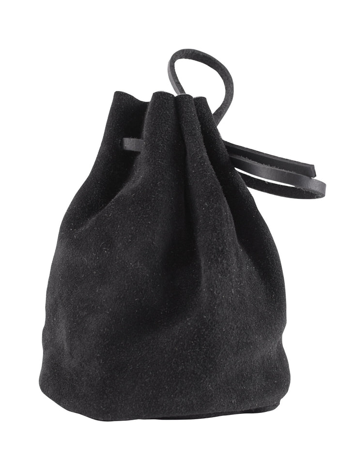 Leather pouch, black