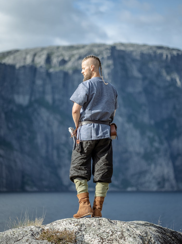 Short Viking tunic Edmund, blue