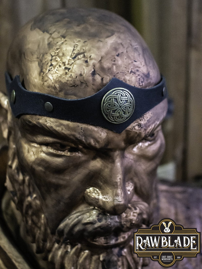 Illunion Headband - Black leather