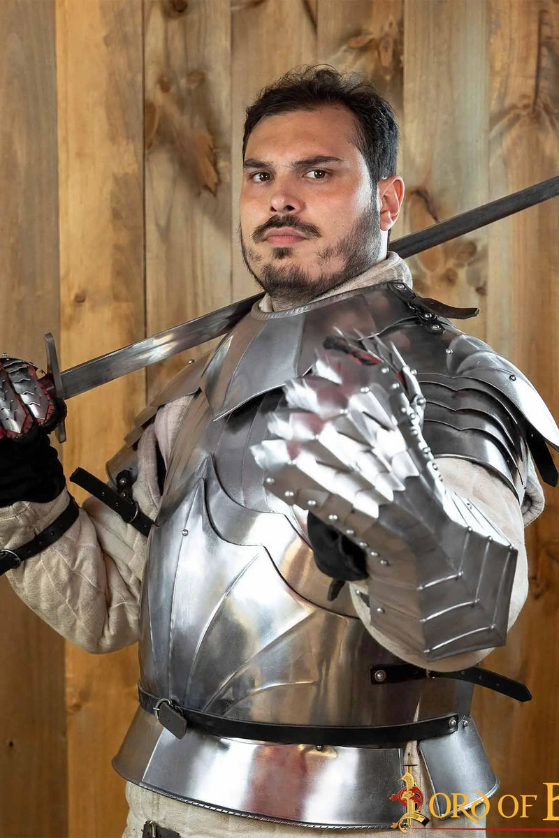 Coraza gótica del siglo XV, 1,2 mm